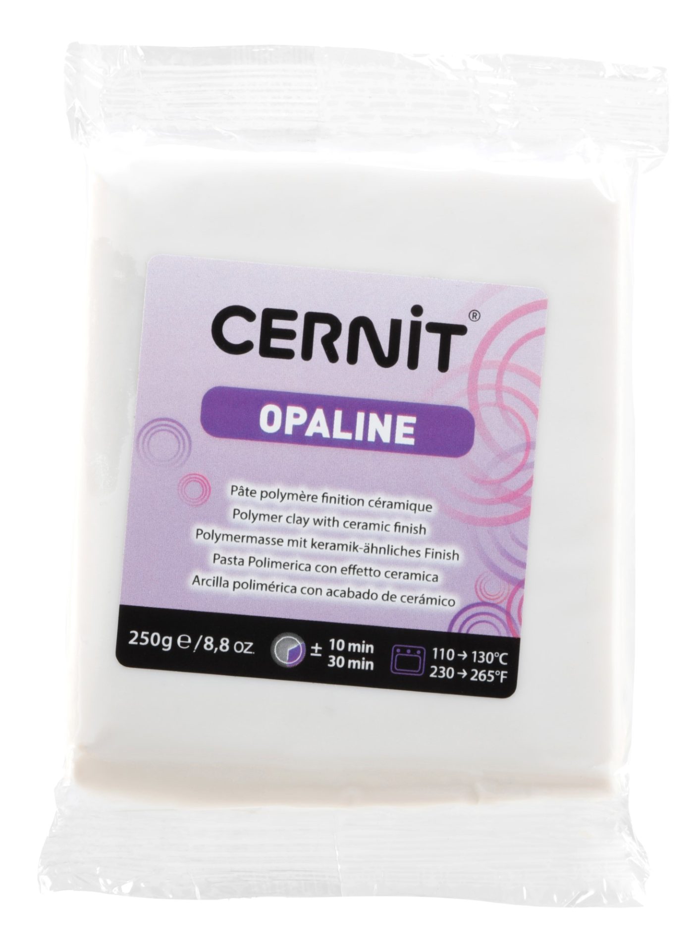 Cernit Polymer Clay - white Opaline 250g | Cernit