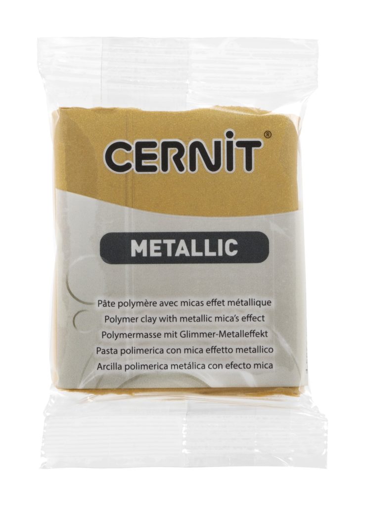 Pack 12 Pains Pâte Polymère Cernit Métallic - 56g Par Pain - Effet Métallisé Après Cuisson