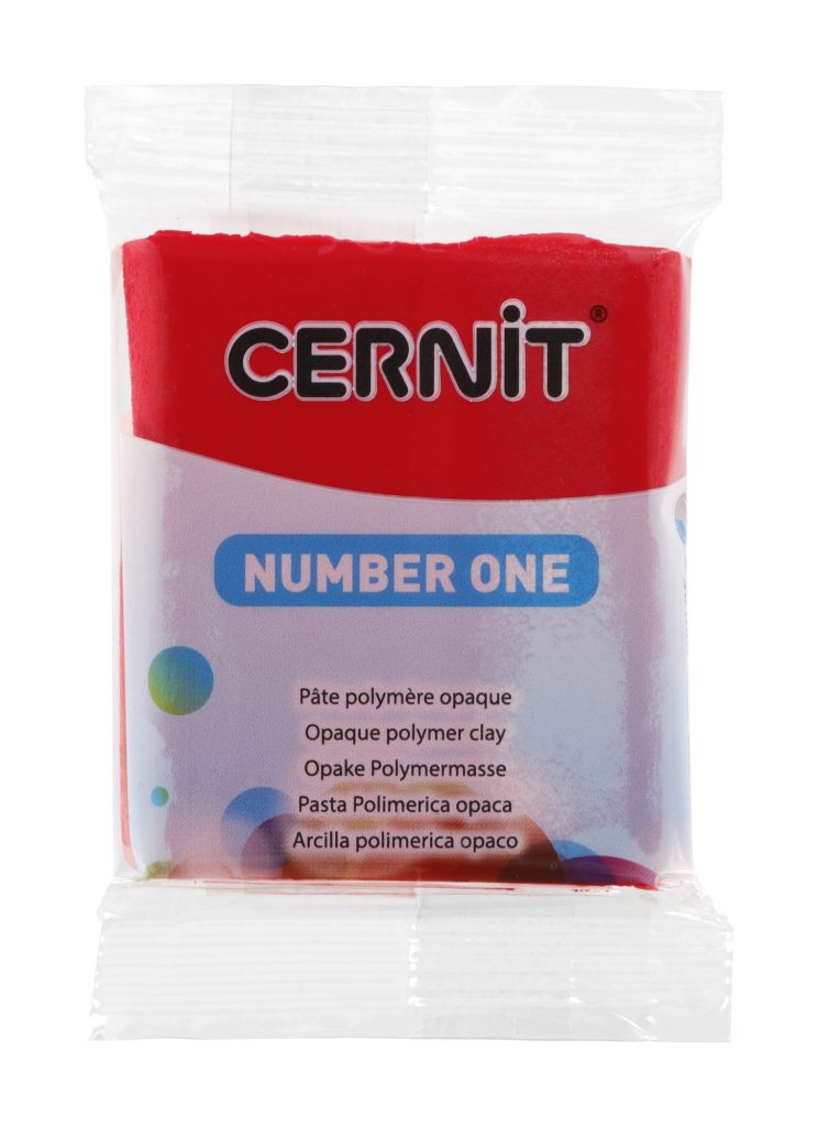 Pâte Polymère Cernit rouge xmas Number One 56g Cernit