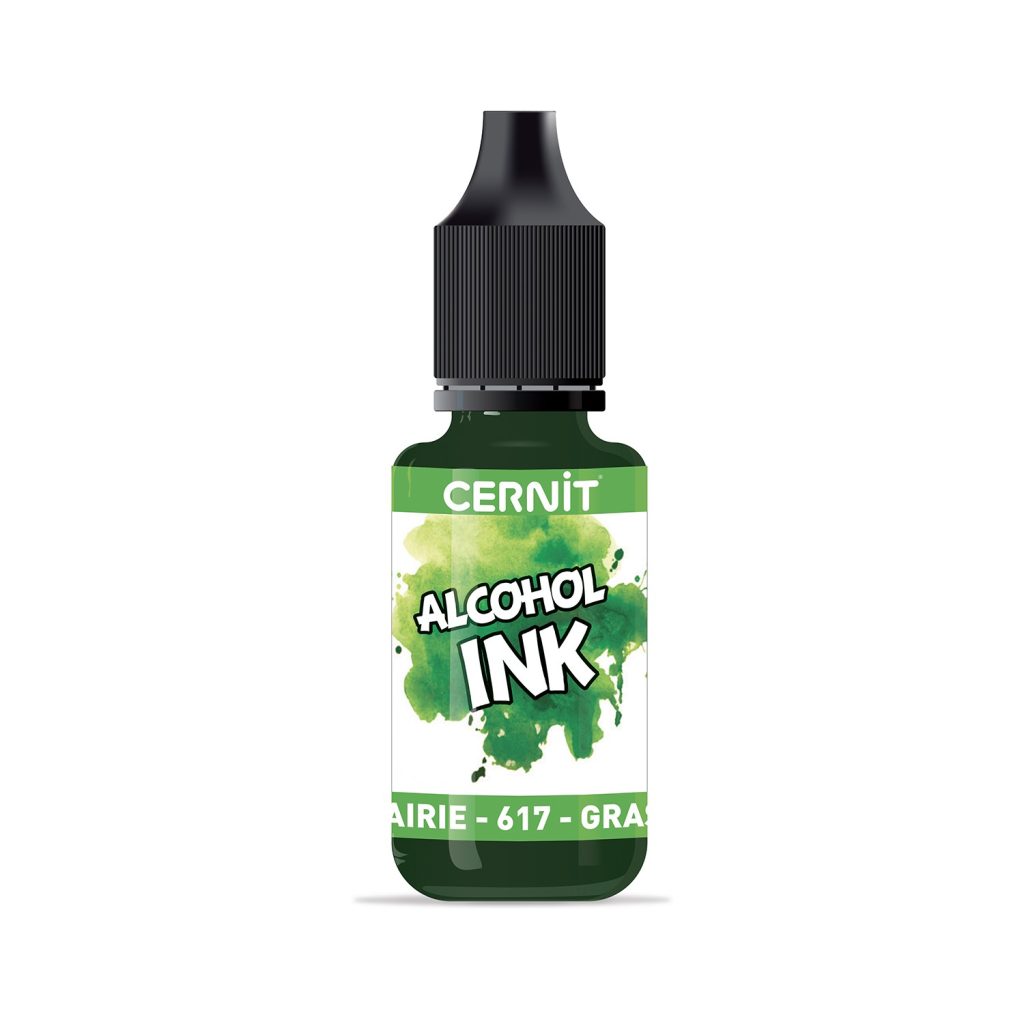 Hilfsmittel Cernit - Grasgrün Alkoholtinte 20ml