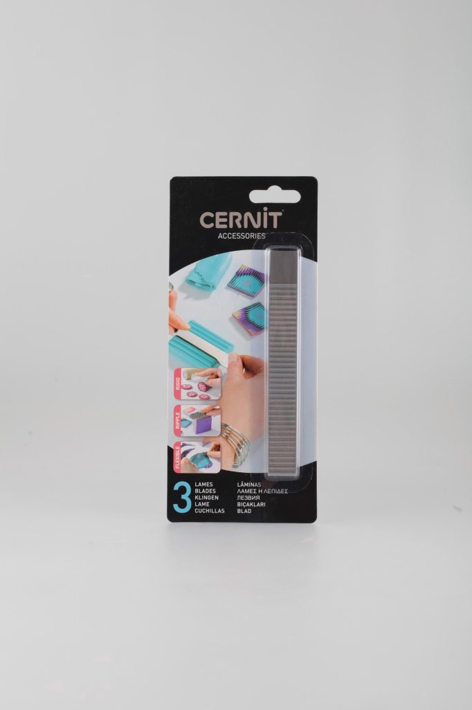 Toebehoren Cernit - staal Mes 3 stuks